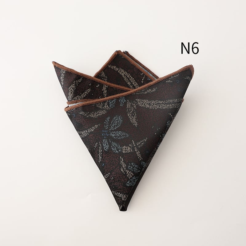 Doris.TD Χαρτοπετσέτα τσέπης – πολυεστερική ίνα, βραδινό ύφος, ζακάρντ, μοτίβο με σπασμένα λουλούδια, άνοιξη 2025