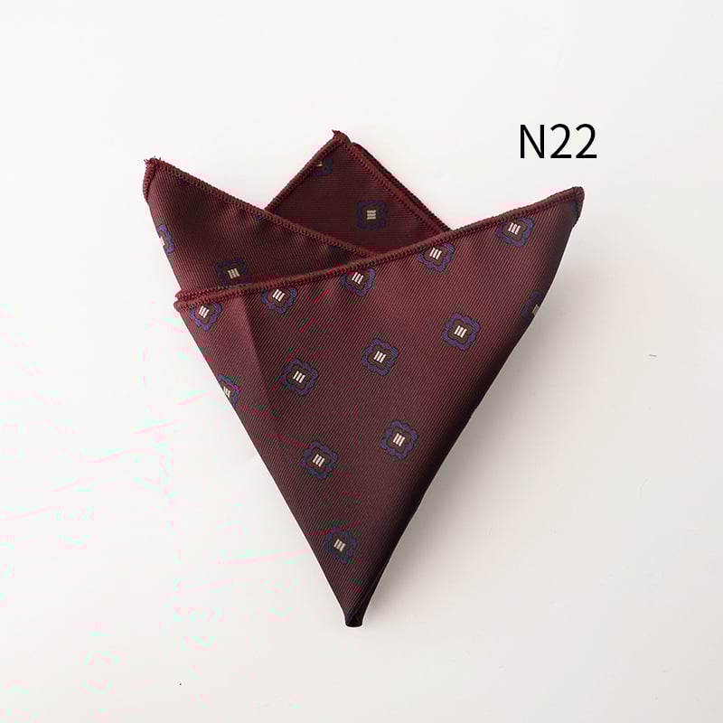 Doris.TD Χαρτοπετσέτα τσέπης – πολυεστερική ίνα, βραδινό ύφος, ζακάρντ, μοτίβο με σπασμένα λουλούδια, άνοιξη 2025