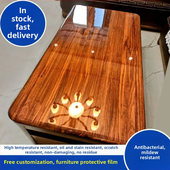 Caurspīdīga pašlīmējoša aizsargplēve mēbelēm (PET, 99% PET saturs, vienkāršs un moderns stils)