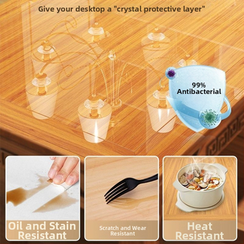 Caurspīdīga pašlīmējoša aizsargplēve mēbelēm (PET, 99% PET saturs, vienkāršs un moderns stils)