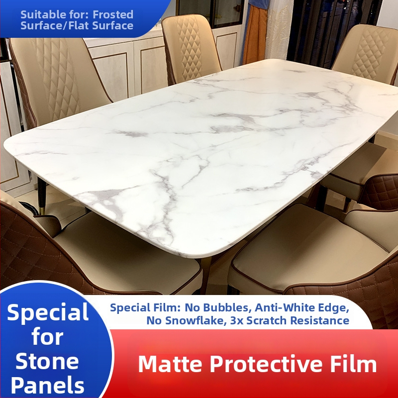 Caurspīdīga pašlīmējoša aizsargplēve mēbelēm (PET, 99% PET saturs, vienkāršs un moderns stils)