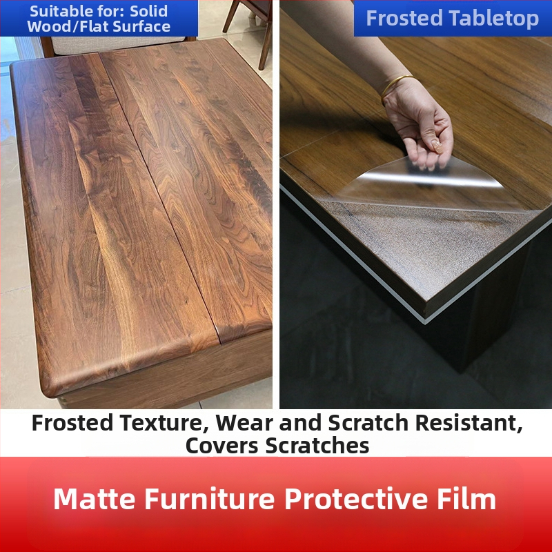 Caurspīdīga pašlīmējoša aizsargplēve mēbelēm (PET, 99% PET saturs, vienkāršs un moderns stils)