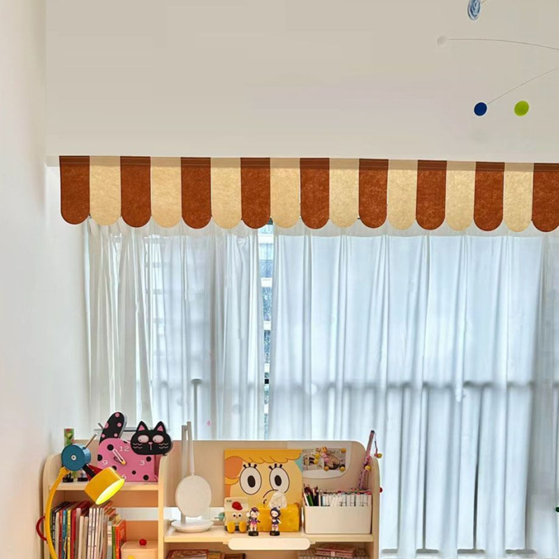 3D zidna naljepnica u šumskom stilu, prugasti uzorak; (Materijal: netkana tkanina; Funkcija: vatrootporna; Tip: 3D zidna naljepnica; Prostor: dječja soba)