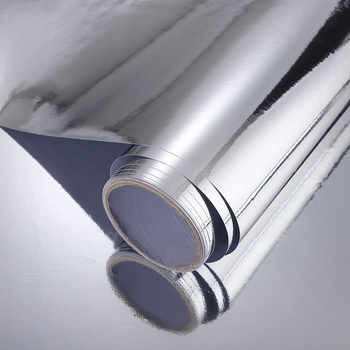 Dekorativna PVC ogledalna naljepnica za zid, samoljepljiva, vodootporna, reflektirajući akcent s perlicama, 1 komad