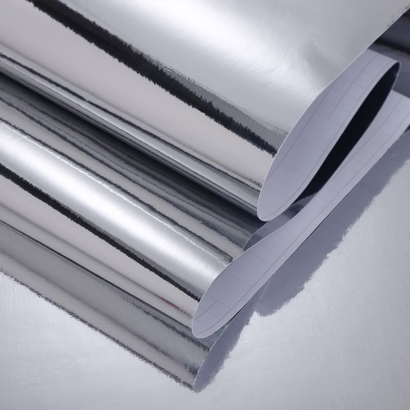 Dekorativna PVC ogledalna naljepnica za zid, samoljepljiva, vodootporna, reflektirajući akcent s perlicama, 1 komad