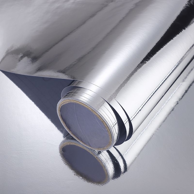 Dekorativna PVC ogledalna naljepnica za zid, samoljepljiva, vodootporna, reflektirajući akcent s perlicama, 1 komad