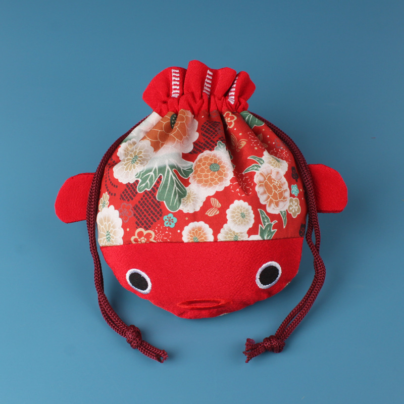 Torba za nakit, poliester, japanski stil, uzorak anime crtani, meka