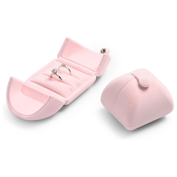 Dvostrano otvorena kutija za nakit od flanelе – pretinci za prstene, privjeske, ogrlice, narukvice i naušnice, neovisna bijela kutija (Kanees)