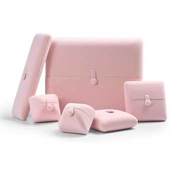 Dvostrano otvorena kutija za nakit od flanelе – pretinci za prstene, privjeske, ogrlice, narukvice i naušnice, neovisna bijela kutija (Kanees)