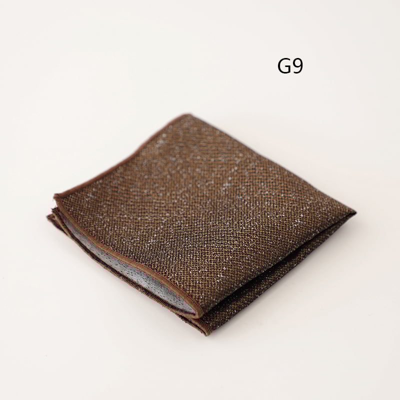 Pocket square για άνδρες, jacquard ριγέ σχέδιο, πολυεστερικό ύφασμα, επαγγελματικό στυλ