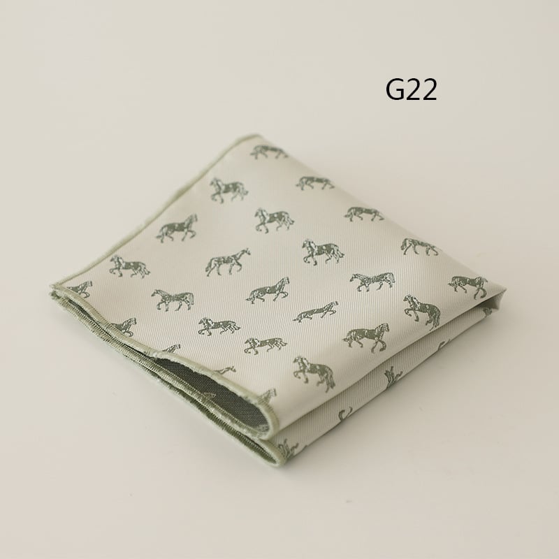 Pocket square για άνδρες, jacquard ριγέ σχέδιο, πολυεστερικό ύφασμα, επαγγελματικό στυλ