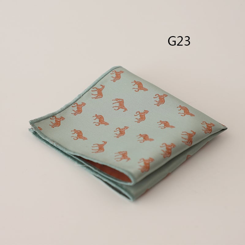 Pocket square για άνδρες, jacquard ριγέ σχέδιο, πολυεστερικό ύφασμα, επαγγελματικό στυλ