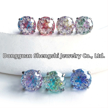 Titano kūno piercing papuošalai su cirkonio kristalais, geometrijos formos ausims, lūpoms ir liežuviui – G23 titano lydinys