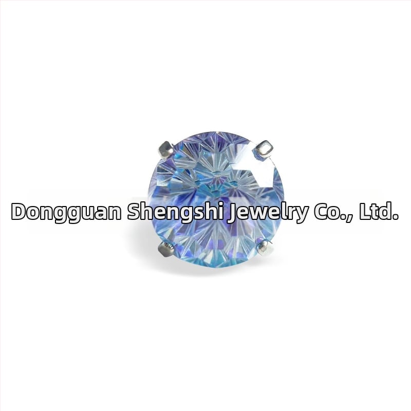 Titano kūno piercing papuošalai su cirkonio kristalais, geometrijos formos ausims, lūpoms ir liežuviui – G23 titano lydinys