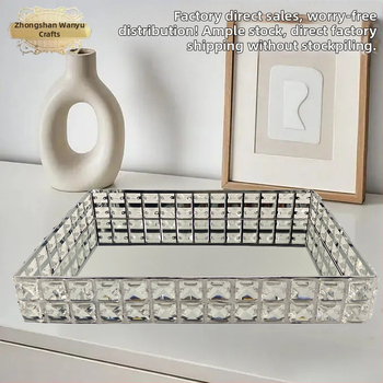 Стъклена чиния за плодове в стил лайт лукс ретро, пускане през зимата 2024, лицензионна частна марка