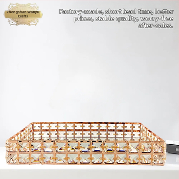 Стъклена чиния за плодове в стил лайт лукс ретро, пускане през зимата 2024, лицензионна частна марка