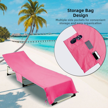 Κάλυμμα καρέκλας παραθαλάσσιας από μικροϊνες και πετσέτα χαλάρωσης, γρήγορο στέγνωμα, 200–300 g, 32 νήματα, ραφή και εκτύπωση