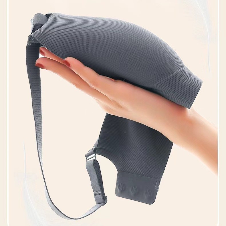 Caidanqi 196 Sportski grudnjak s 3/4 šalice, tanak oblikovan košarica, Ice Silk nylon smjesa, fiksne naramenice, stražnje tri redovi kukica