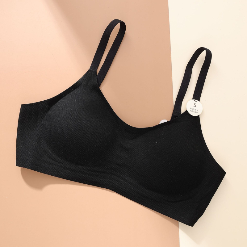 Bežični sportski grudnjak za jogu s push-upom, puni košarice, fiksni dvostruki naramenice, stražnje kopčanje s tri reda, prozračna tkanina