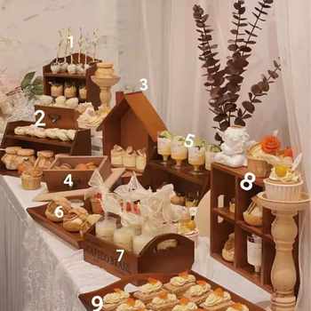 Десертна витрина за маса | чиния за плодове | прост стил | без внос | Марка: Други