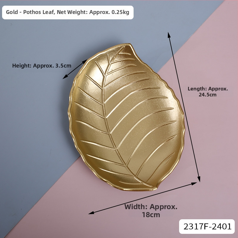 Двуслойна метална плодова чиния за дневна стая, масичка за кафе, поднос за закуски и бонбони