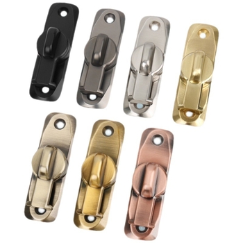 Bez urbšanas durvju aizslēgs 90° plūsmīgām durvīm – cinka sakausējuma materiāls, piemērots šķūnim un vannas istabai