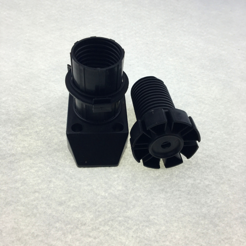 Regulējamas skapja kājiņas, ABS plastmasa, smagā slodze, mēbelēm