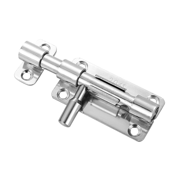 Nerūsējošā tērauda latch paredzēts koka durvīm – anti-theft, uzstādīšana bez urbumiem, Type A, 304/201, precīzi pulēta virsma