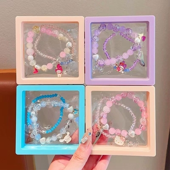 Χειροποίητο παιδικό βραχιόλι με χαρακτήρα καρτούν πόνι, χάντρες, για ηλικίες 3–10