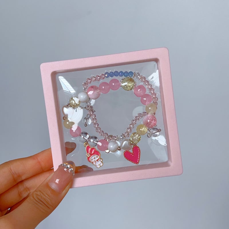 Χειροποίητο παιδικό βραχιόλι με χαρακτήρα καρτούν πόνι, χάντρες, για ηλικίες 3–10