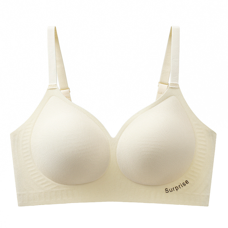 Bezšivni push-up grudnjak za male grudi, 3/4 košarice, košarice od pjene, fiksirani dvostruki naramenici, stražnje tri redova kopči (Kod 103)