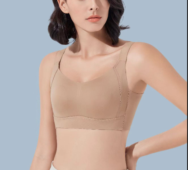 Pamučni grudnjak, bez žice, bez šavova, ultratanka oblikovana čašica (Glavni materijal: pamuk; Čašica: ultratanka oblikovana)