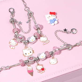 Sanrio serija narukvica od perli s kristalima, crtani likovi