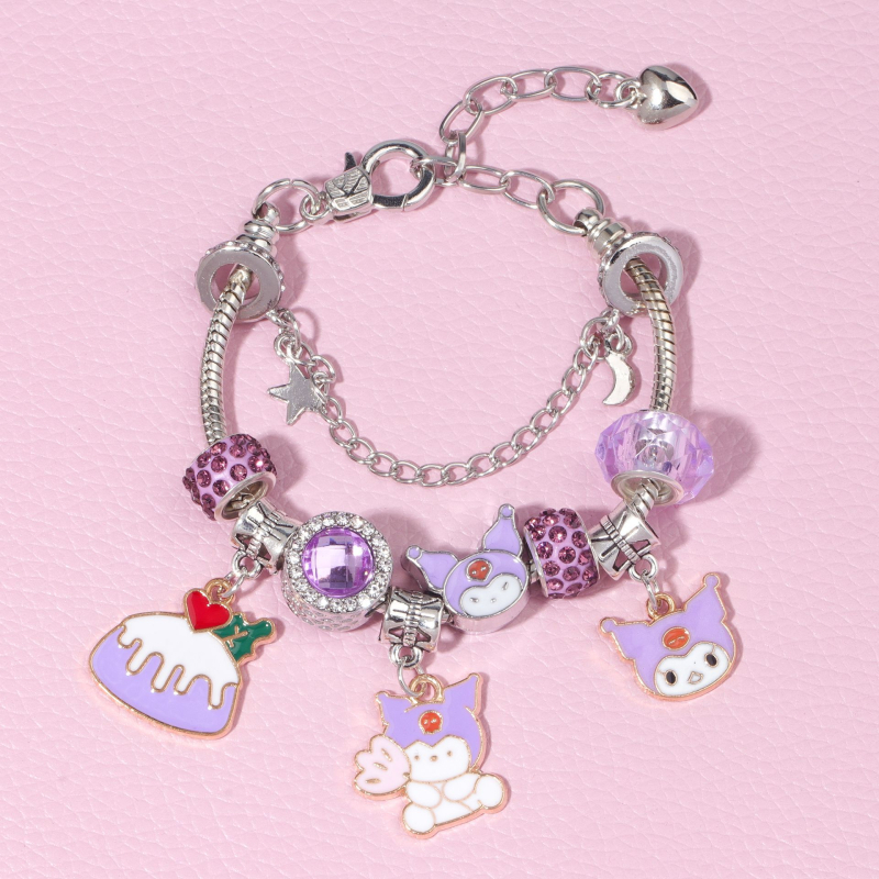 Sanrio serija narukvica od perli s kristalima, crtani likovi