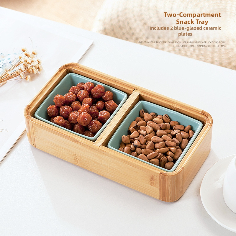 Разделна чиния за плодове и закуски за хол, японски стил, премиум клас, нов китайски стил, 2023 г.