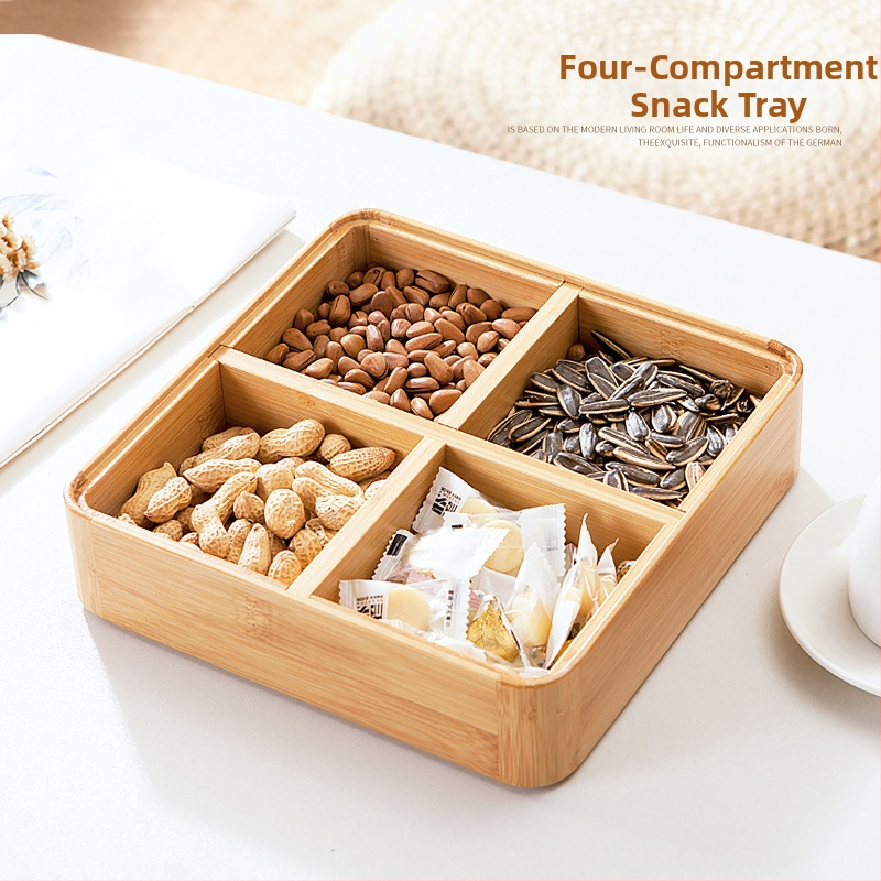 Разделна чиния за плодове и закуски за хол, японски стил, премиум клас, нов китайски стил, 2023 г.