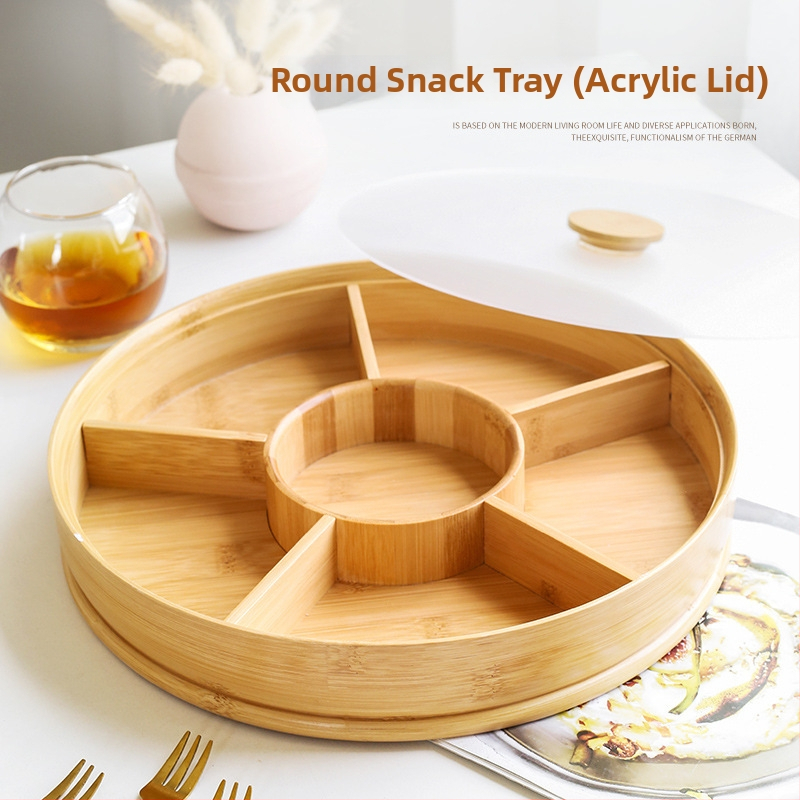 Разделна чиния за плодове и закуски за хол, японски стил, премиум клас, нов китайски стил, 2023 г.