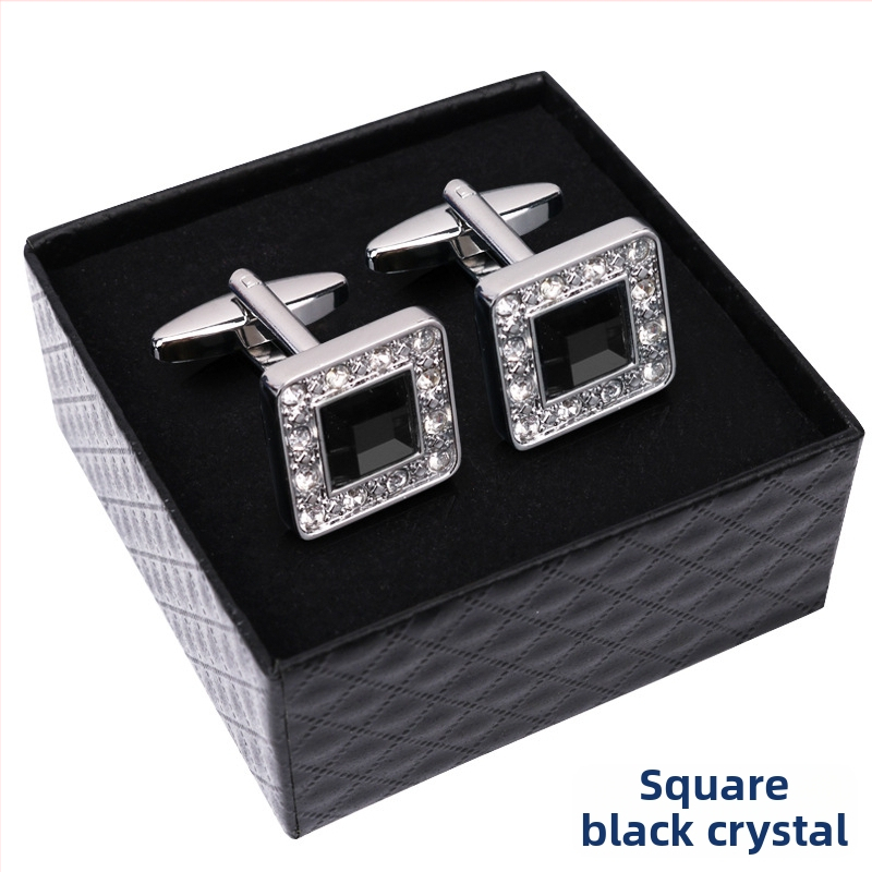 Κουμπιά μανικετόκουμπα (κράμα, απλό ανδρικό στυλ, γεωμετρικός σχεδιασμός, ηλεκτροπλατίωση)