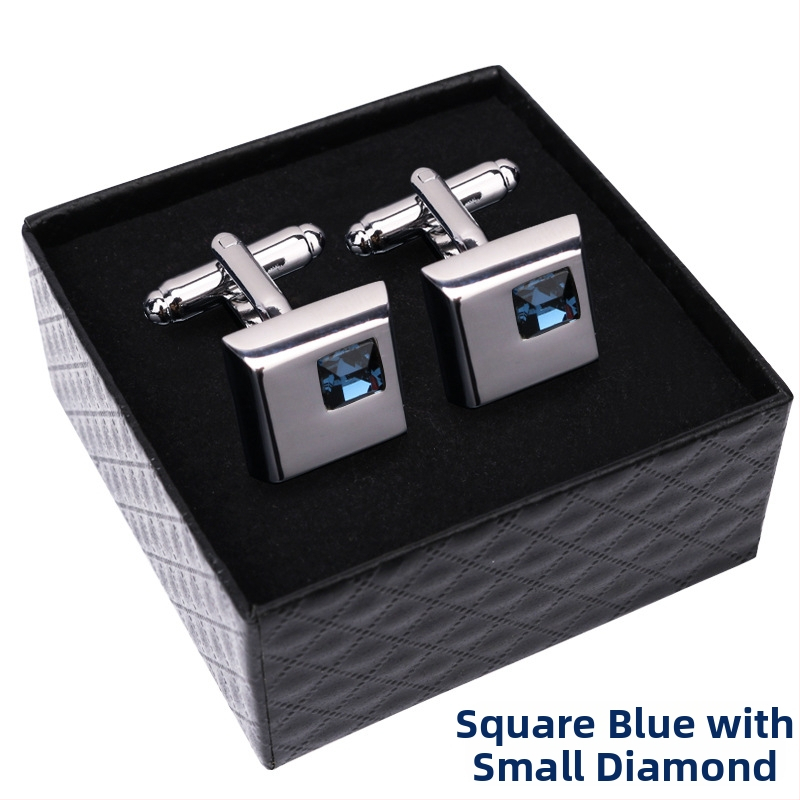 Κουμπιά μανικετόκουμπα (κράμα, απλό ανδρικό στυλ, γεωμετρικός σχεδιασμός, ηλεκτροπλατίωση)