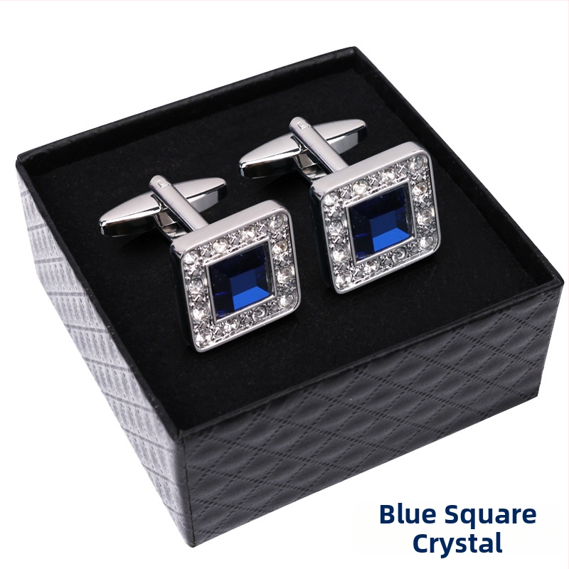 Κουμπιά μανικετόκουμπα (κράμα, απλό ανδρικό στυλ, γεωμετρικός σχεδιασμός, ηλεκτροπλατίωση)