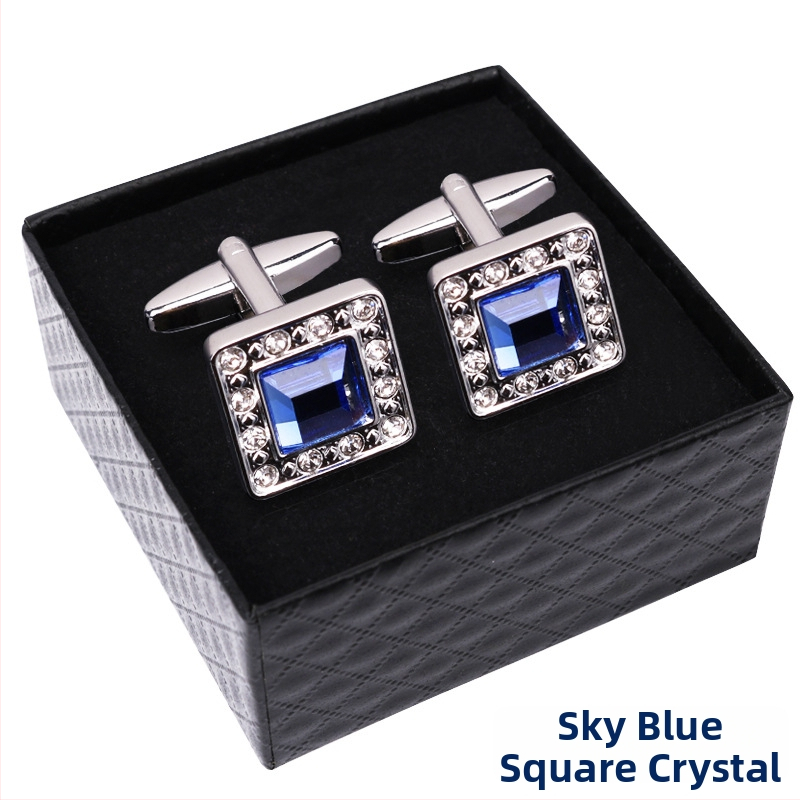 Κουμπιά μανικετόκουμπα (κράμα, απλό ανδρικό στυλ, γεωμετρικός σχεδιασμός, ηλεκτροπλατίωση)