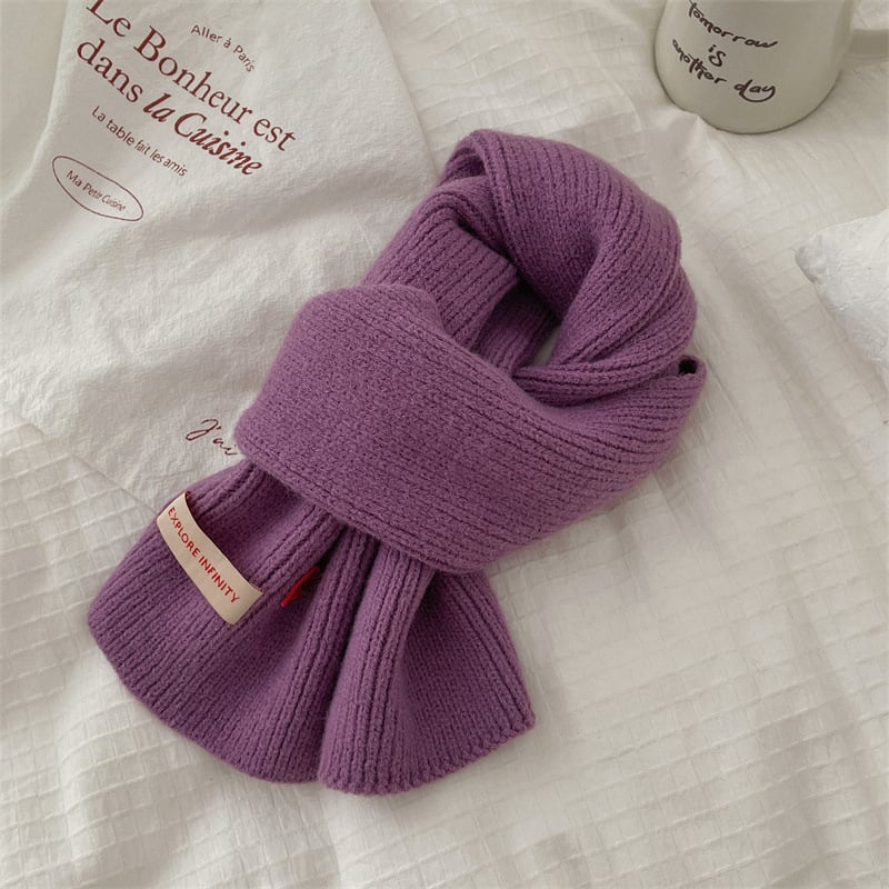 Μάλλινο σάλι, κορεατικό στυλ, μοτίβο με χρωματικό συντονισμό, τραπεζοειδές σχήμα, warp-knit ύφανση, ζεσταίνει