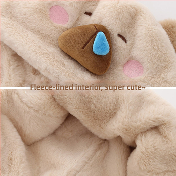 Χειμερινό καπέλο-βαλακλάβα με κινητά αυτιά, ενσωματωμένο καπέλο για παιδιά, αναπνεύσιμο πολυεστέρας, προστασία αυτιών, για ηλικίες 2-10+ ετών