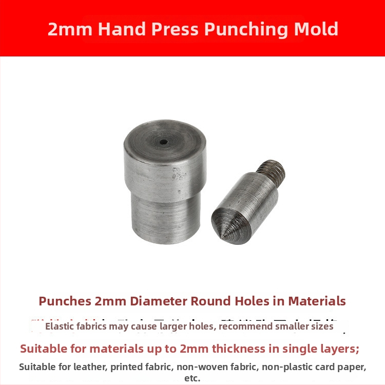 Χειροκίνητο εργαλείο διάτρησης με μήτρα για οπές και αγκράβες 4-σε-1 – DIY διάτρηση. Υλικό: 45# χάλυνας; Κατασκευαστής: Hechang Hardware