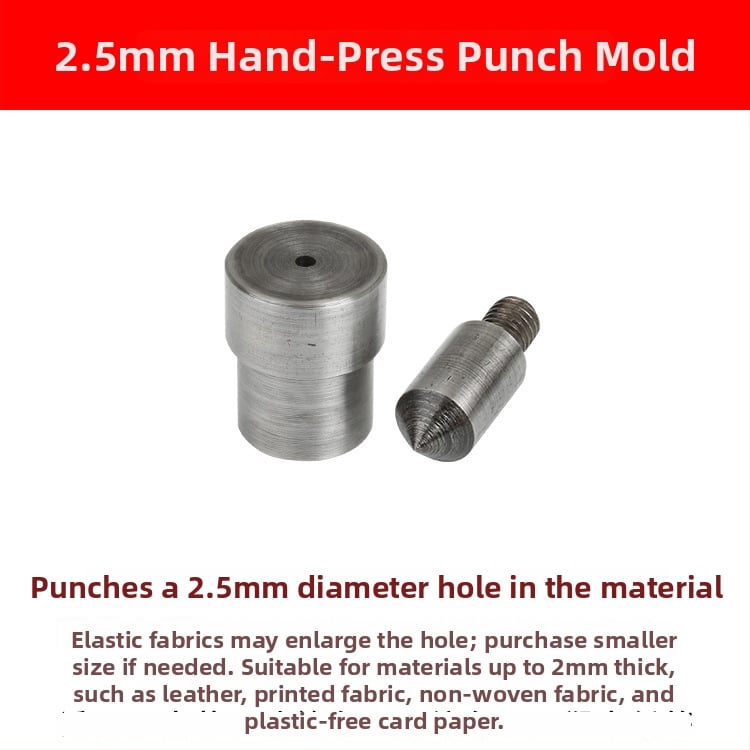 Χειροκίνητο εργαλείο διάτρησης με μήτρα για οπές και αγκράβες 4-σε-1 – DIY διάτρηση. Υλικό: 45# χάλυνας; Κατασκευαστής: Hechang Hardware