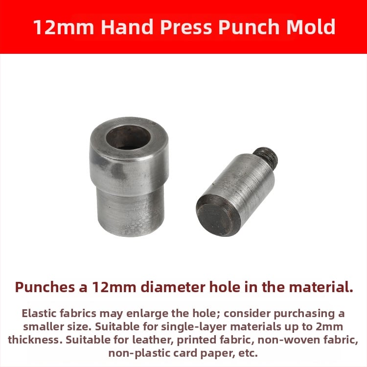 Χειροκίνητο εργαλείο διάτρησης με μήτρα για οπές και αγκράβες 4-σε-1 – DIY διάτρηση. Υλικό: 45# χάλυνας; Κατασκευαστής: Hechang Hardware