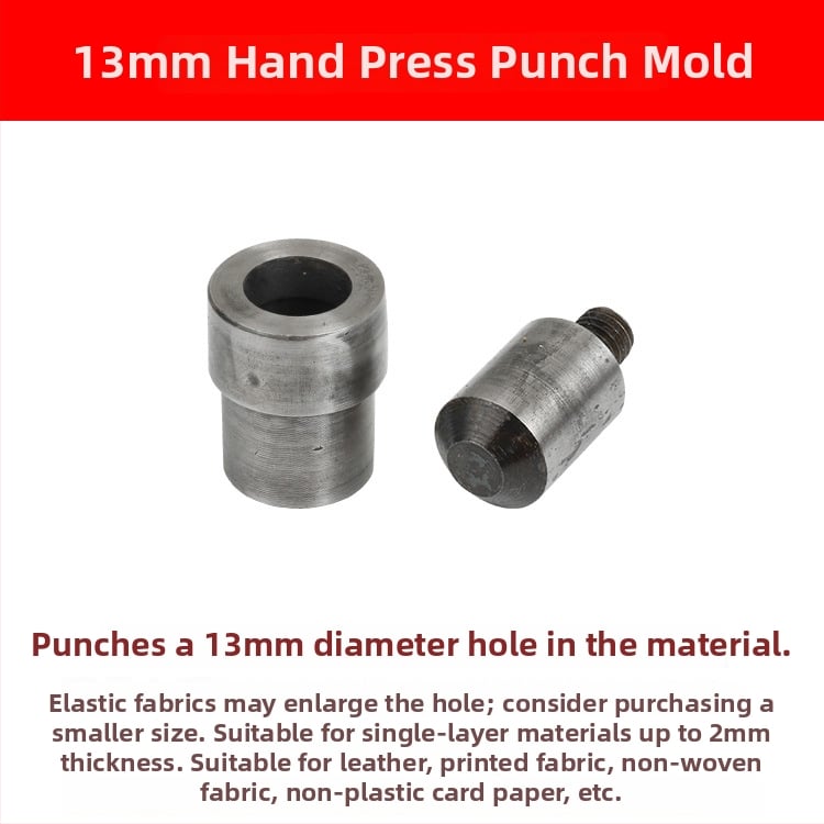 Χειροκίνητο εργαλείο διάτρησης με μήτρα για οπές και αγκράβες 4-σε-1 – DIY διάτρηση. Υλικό: 45# χάλυνας; Κατασκευαστής: Hechang Hardware