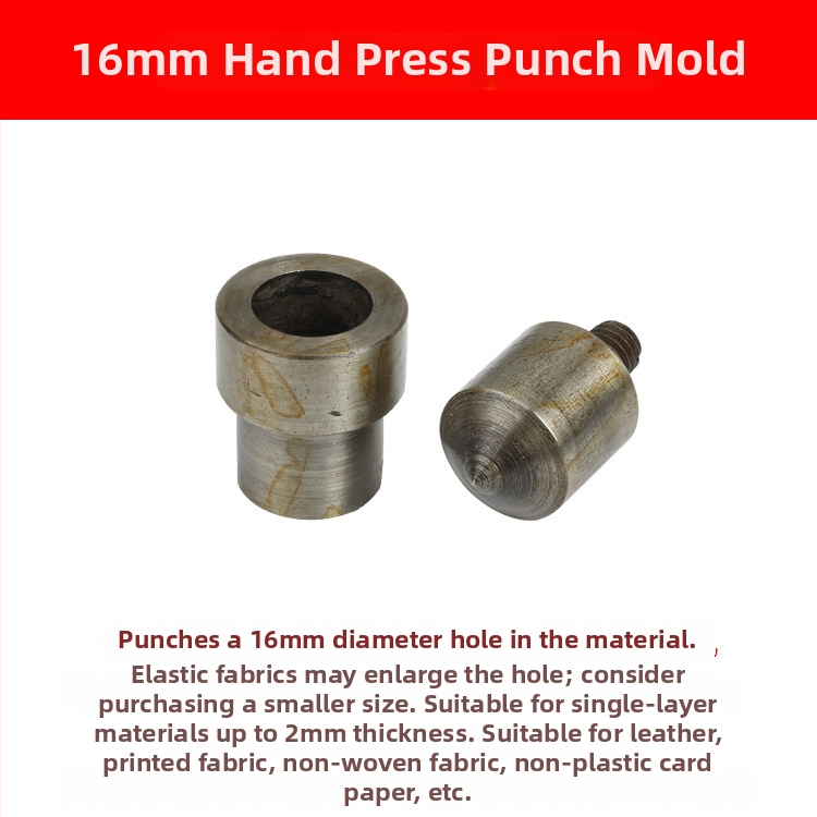 Χειροκίνητο εργαλείο διάτρησης με μήτρα για οπές και αγκράβες 4-σε-1 – DIY διάτρηση. Υλικό: 45# χάλυνας; Κατασκευαστής: Hechang Hardware