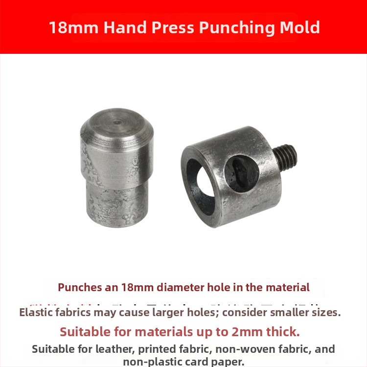 Χειροκίνητο εργαλείο διάτρησης με μήτρα για οπές και αγκράβες 4-σε-1 – DIY διάτρηση. Υλικό: 45# χάλυνας; Κατασκευαστής: Hechang Hardware