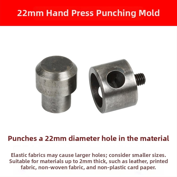 Χειροκίνητο εργαλείο διάτρησης με μήτρα για οπές και αγκράβες 4-σε-1 – DIY διάτρηση. Υλικό: 45# χάλυνας; Κατασκευαστής: Hechang Hardware